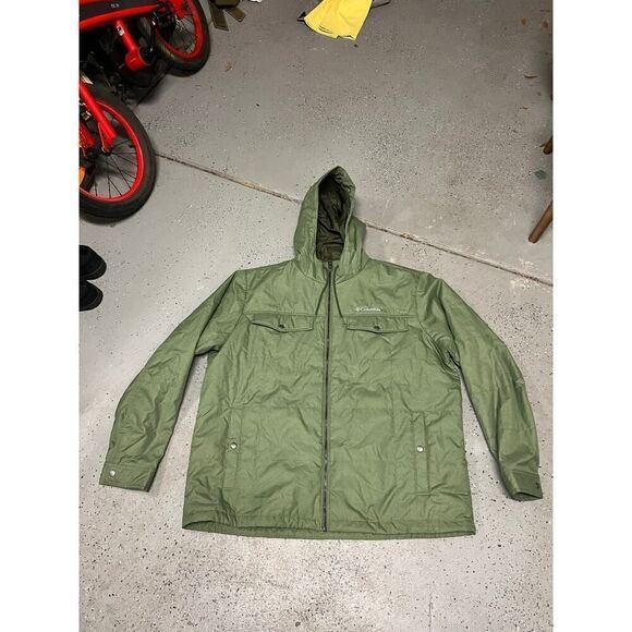 Columbia Men's Montague Falls II Insulated Jacket Size XXL Green Omni Heat - Picture 5 of 11